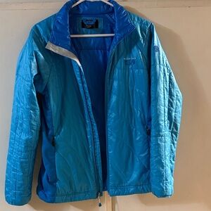 Mountain Hardwear Women's Aqua & Teal Quilted Insulated Jacket